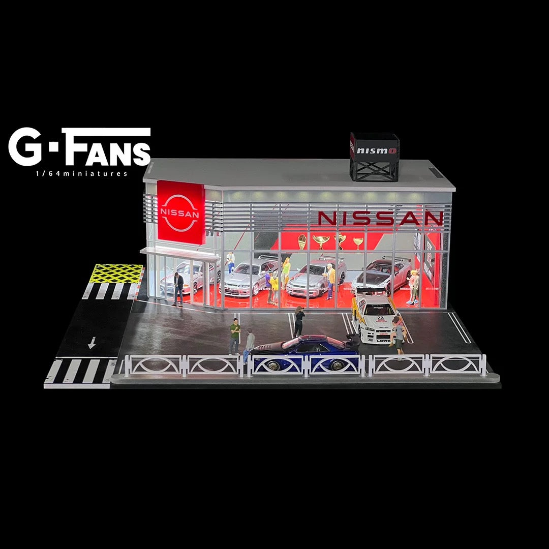 Nissan Nismo Car Showroom by Gfans 1/64 Diorama with Lights