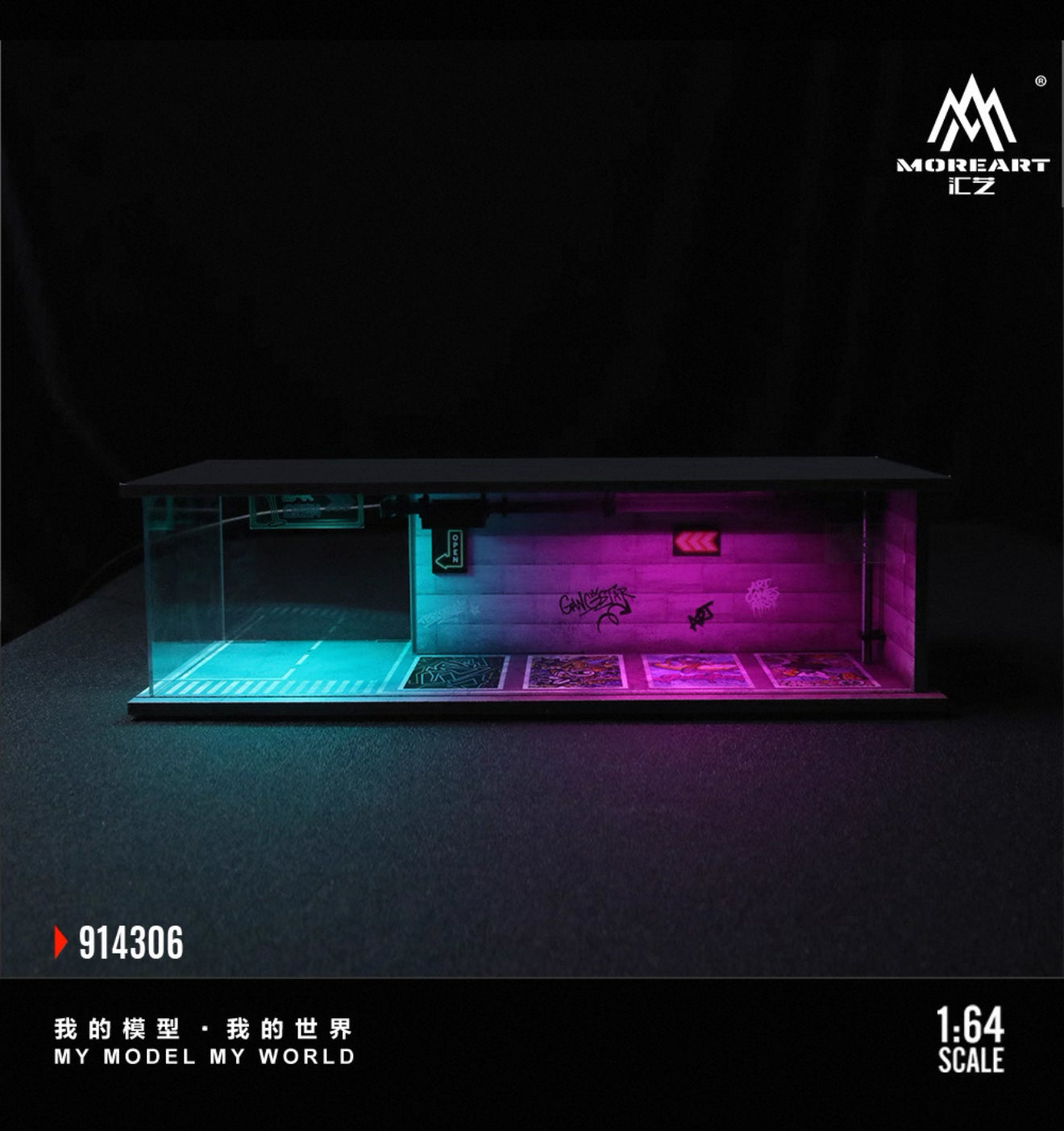 CyberPunk Garage 1/64 Diorama