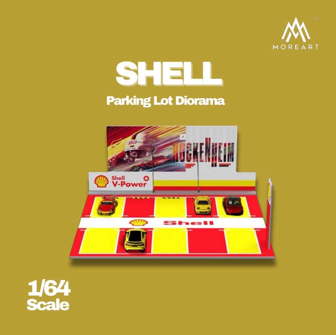Shell / Gulf Parking Lot 1/64 Diorama by MoreArt