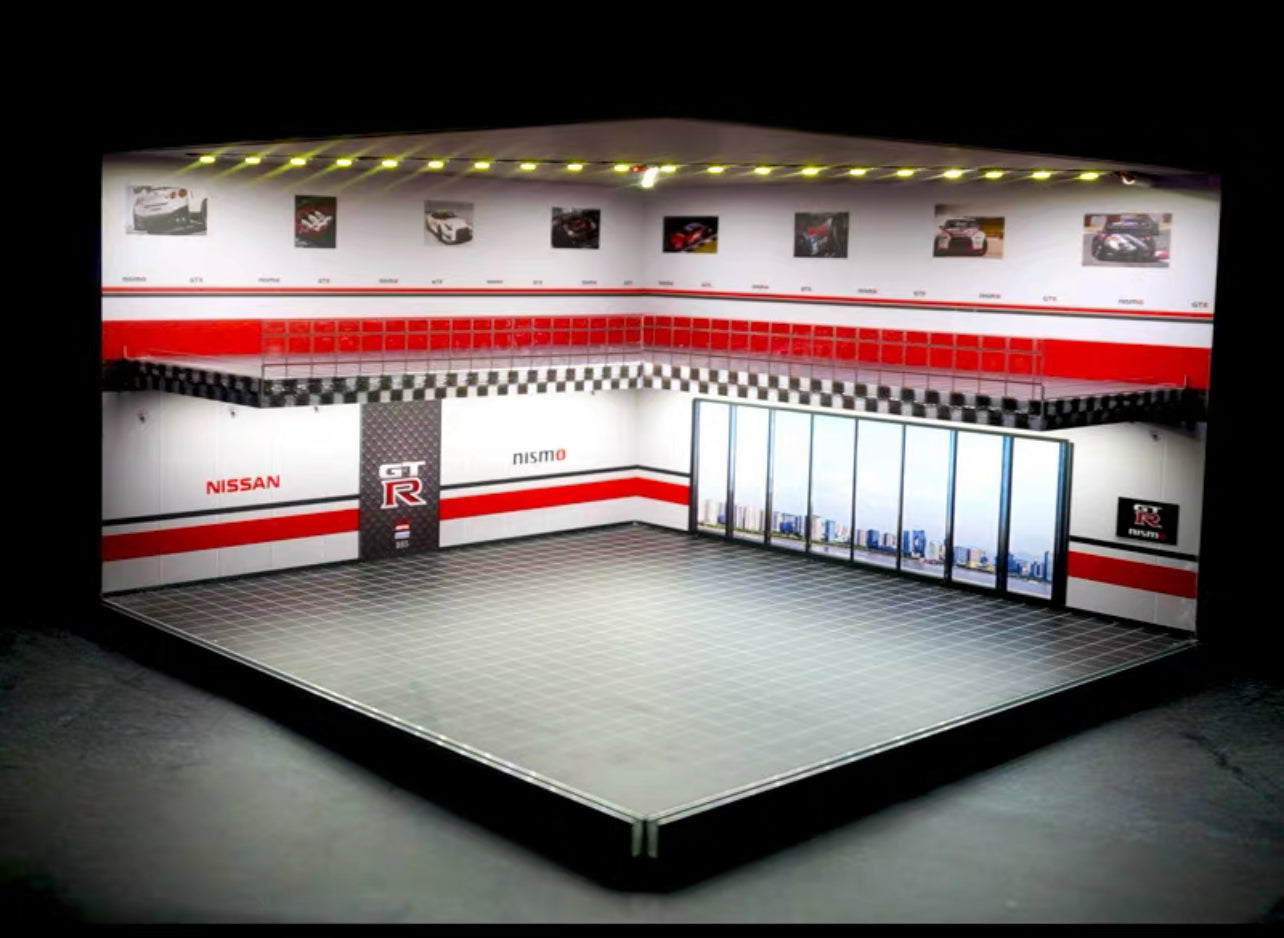 1/64 Nissan Showroom Diorama
