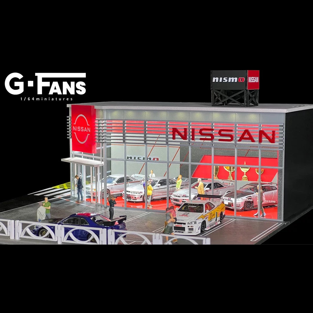 Nissan Nismo Car Showroom by Gfans 1/64 Diorama with Lights