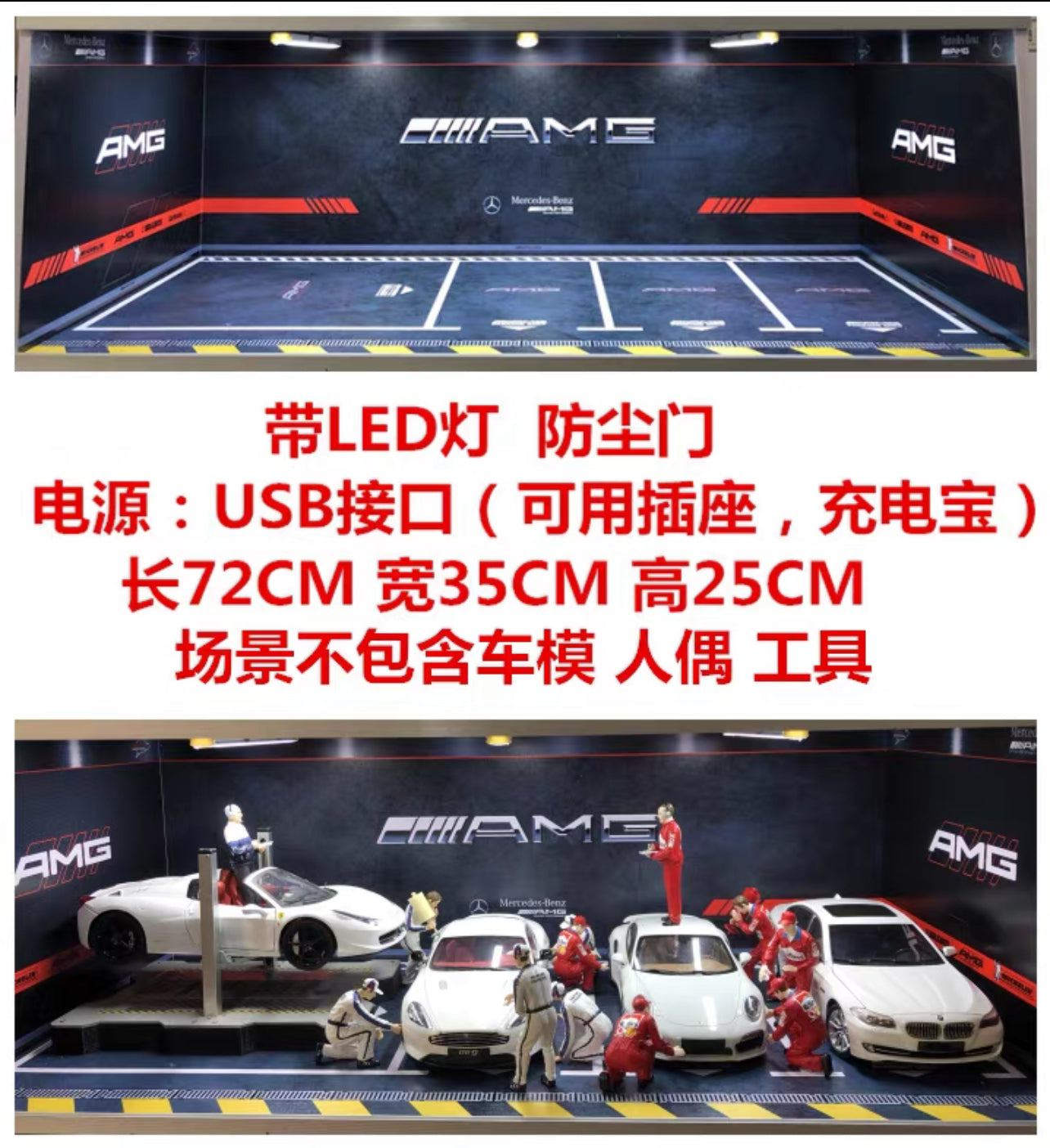 1/18 Mercedes AMG Showroom Diorama.