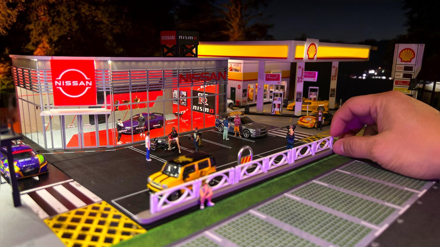 Nissan Nismo Car Showroom by Gfans 1/64 Diorama with Lights