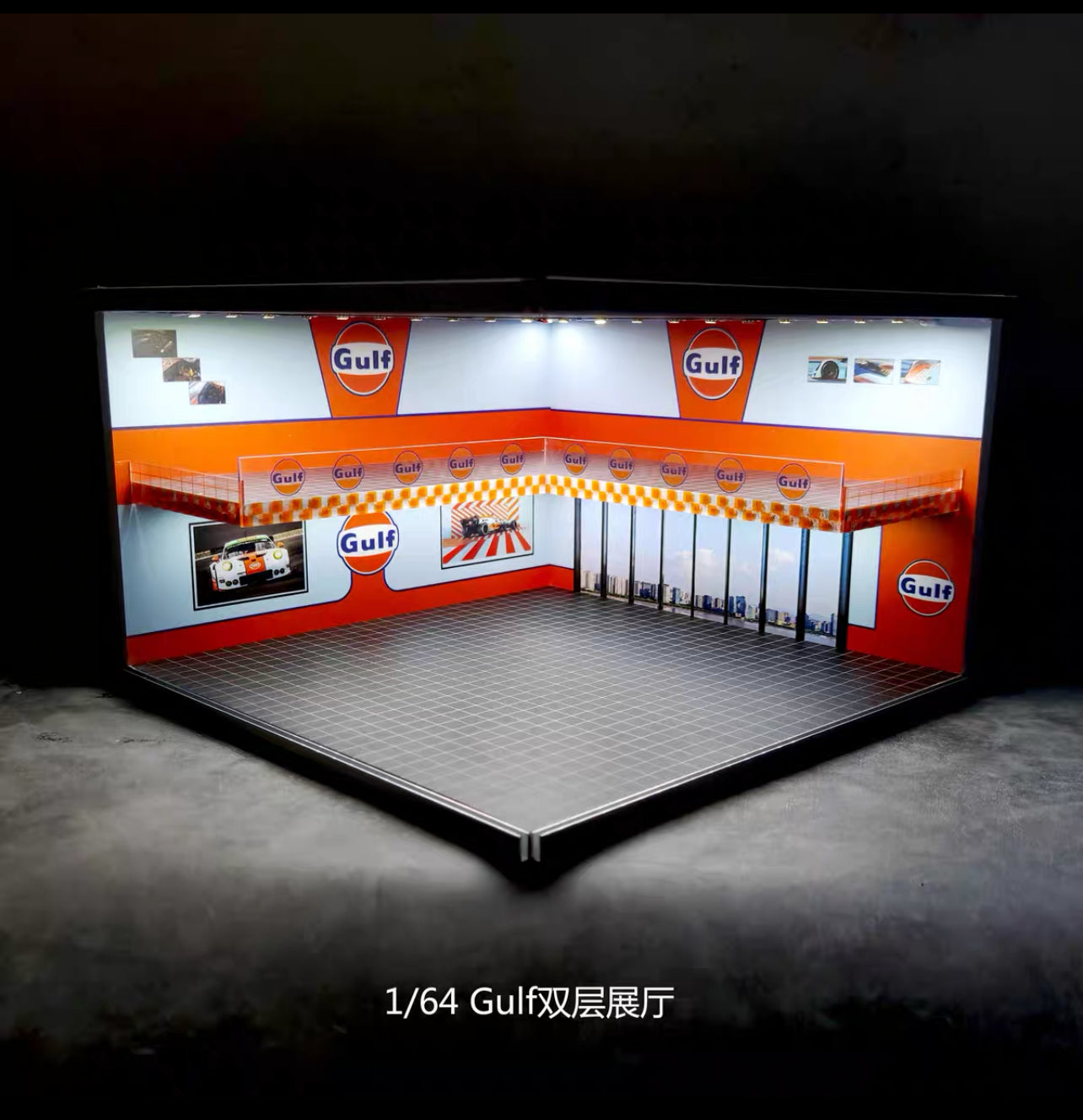 1/64 Gulf Showroom Diorama
