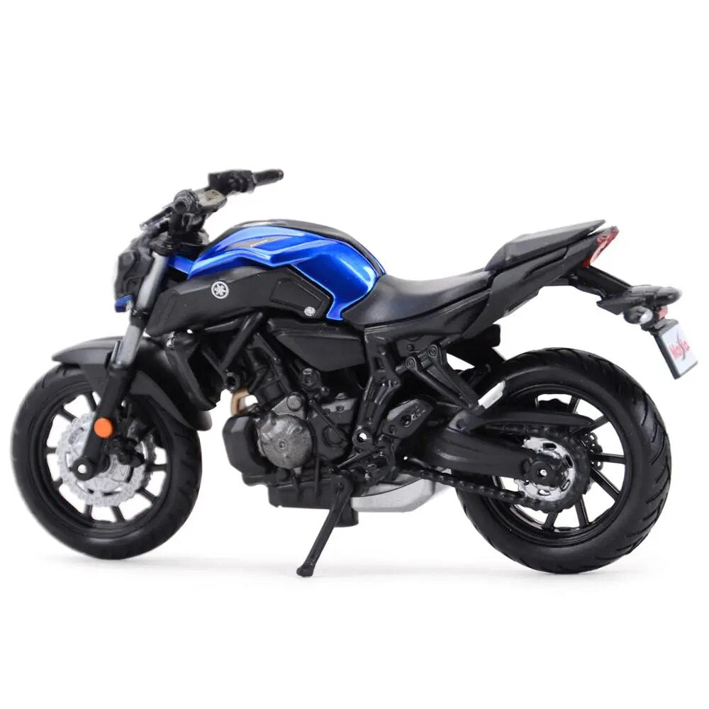 Maisto 1:18 2018 Yamaha MT07 Motorcycle Model