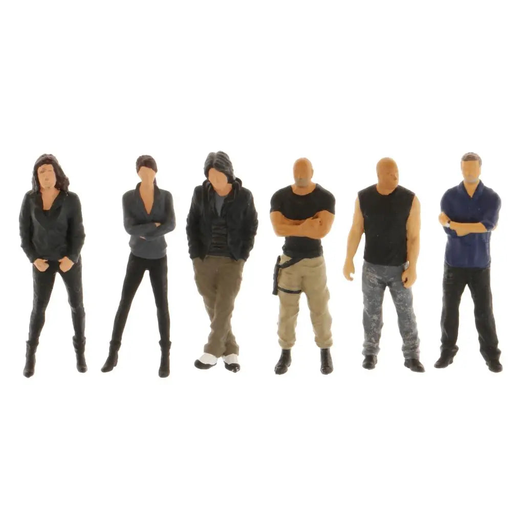 1/64 Hand Painted Miniature fast & Furious Figure