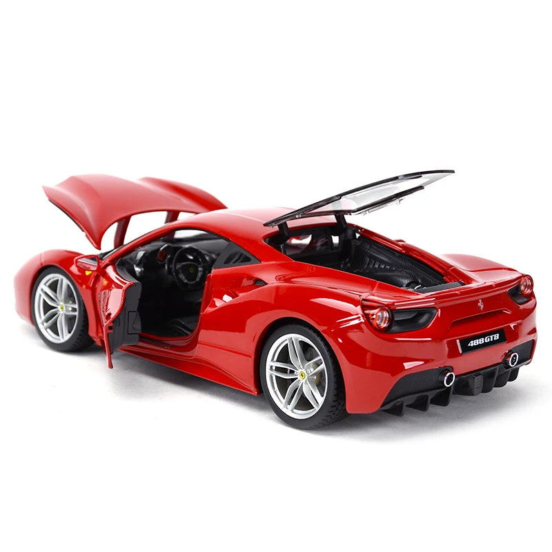 Bburago 1:18 488 GTB Sports Car Diecast Model