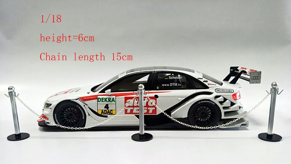 1:18 1:24 1:43 Scene Props Maintenance Garage Show Car Model Props Fence Diorama