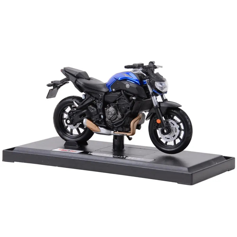Maisto 1:18 2018 Yamaha MT07 Motorcycle Model