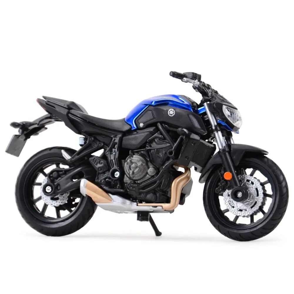 Maisto 1:18 2018 Yamaha MT07 Motorcycle Model