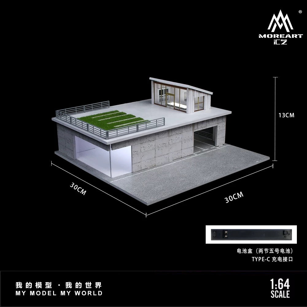 Rooftop Garage 1/64 Diorama
