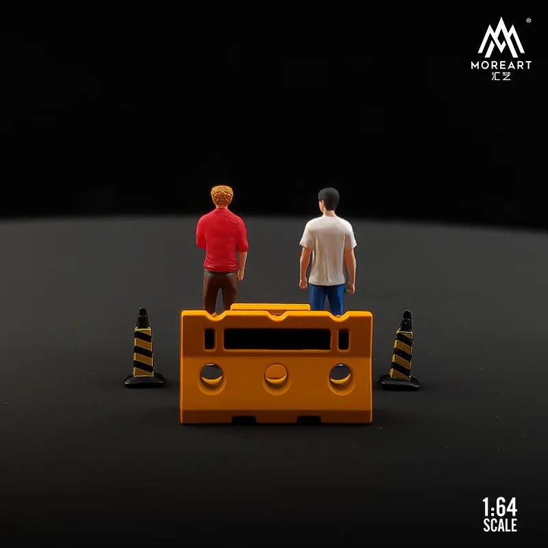 TIMEMICRO&MoreArt 1:64 first text D Fujiwara Takumi and Takahashi Keisuke Figure