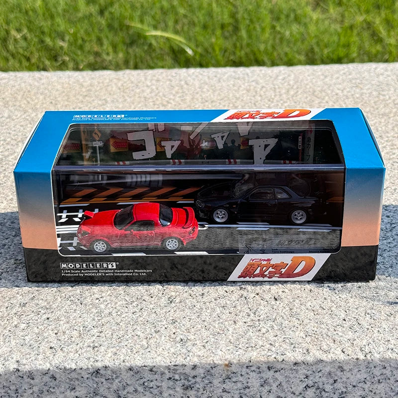 Modeler's 1:64 Vo1.12 Initial D Honda Ek9 & AE86 &ERA11R& DC2& ER34 Diecast Model Car