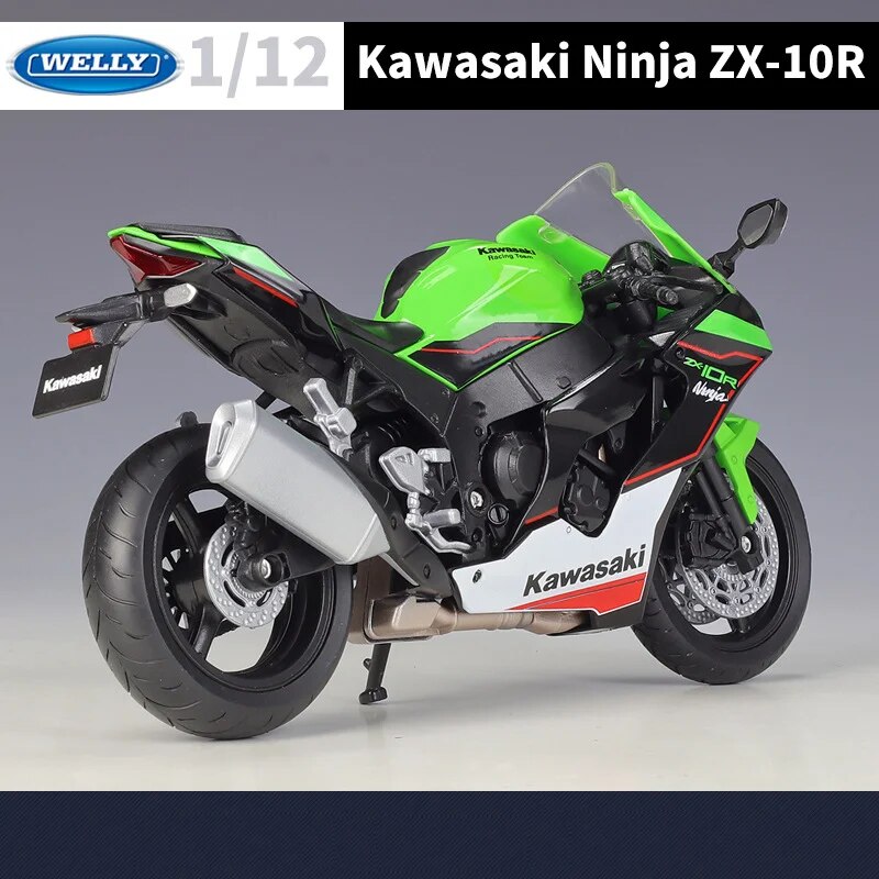WELLY 1:12 Kawasaki Ninja ZX-10R Motorcycle Model
