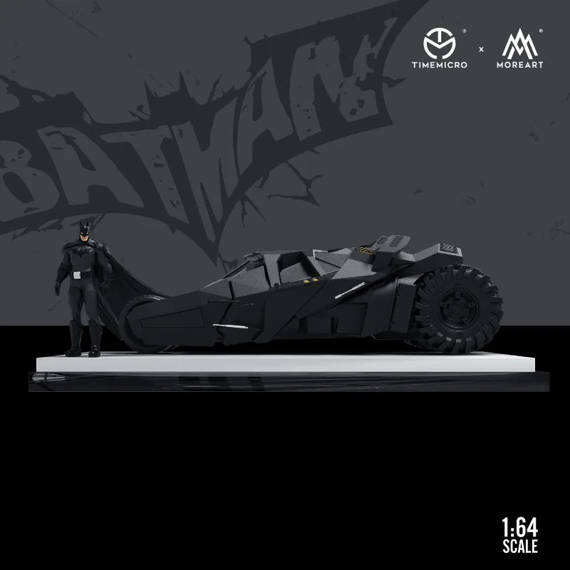 MoreArt+TimeMicro 1:64 Batmobile Batman suit simulation full resin model (not diecast)