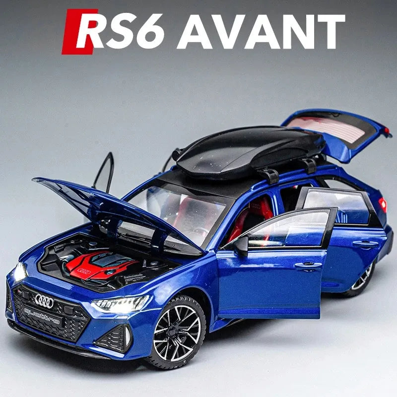 1:24 Audi-RS6 Quattro Station Wagon Diecast Model