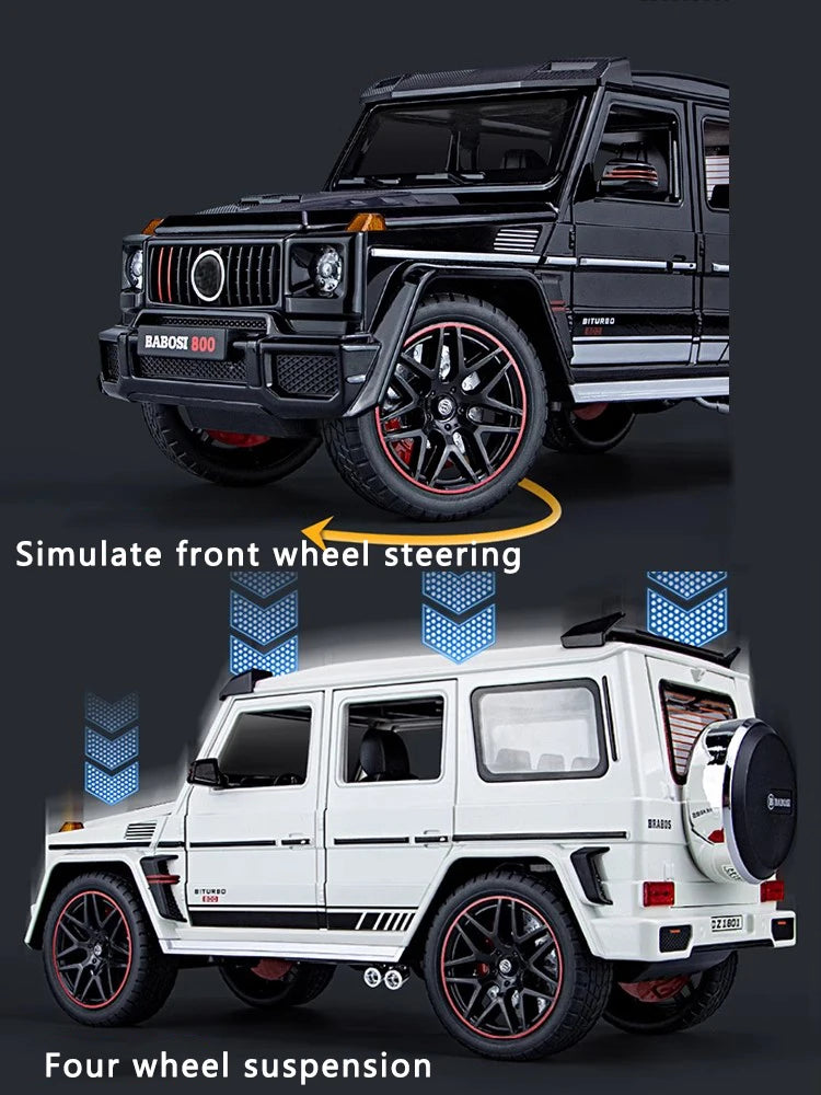 New 1:18 Benz G800 Diecast Model