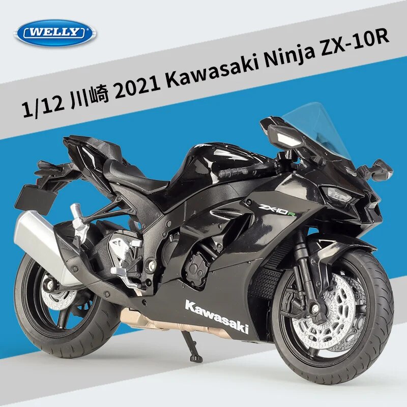 WELLY 1:12 Kawasaki Ninja ZX-10R Motorcycle Model