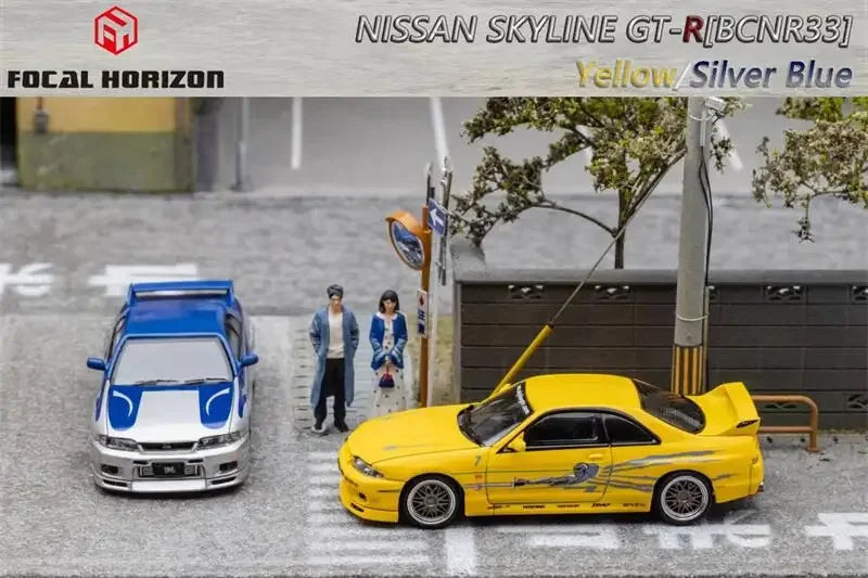 Focal Horizon FH 1:64 Skyline R33 GT-R BCNR33 FNF Diecast Model