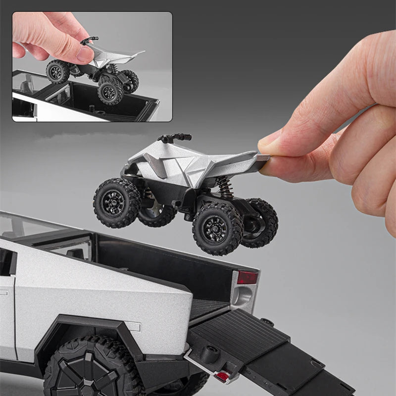 1/24 Tesla Cybertruck Pickup Diecast Model