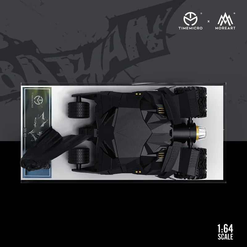 Time Micro 1:64 Bat Mobile With Figure Alloy Diorama Car Model