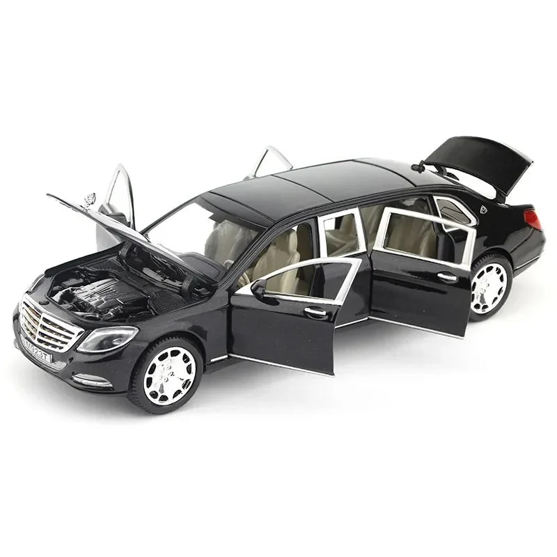 1:24 Metal 6 Doors Can Be Opened For Maybach S600 Diecast Model