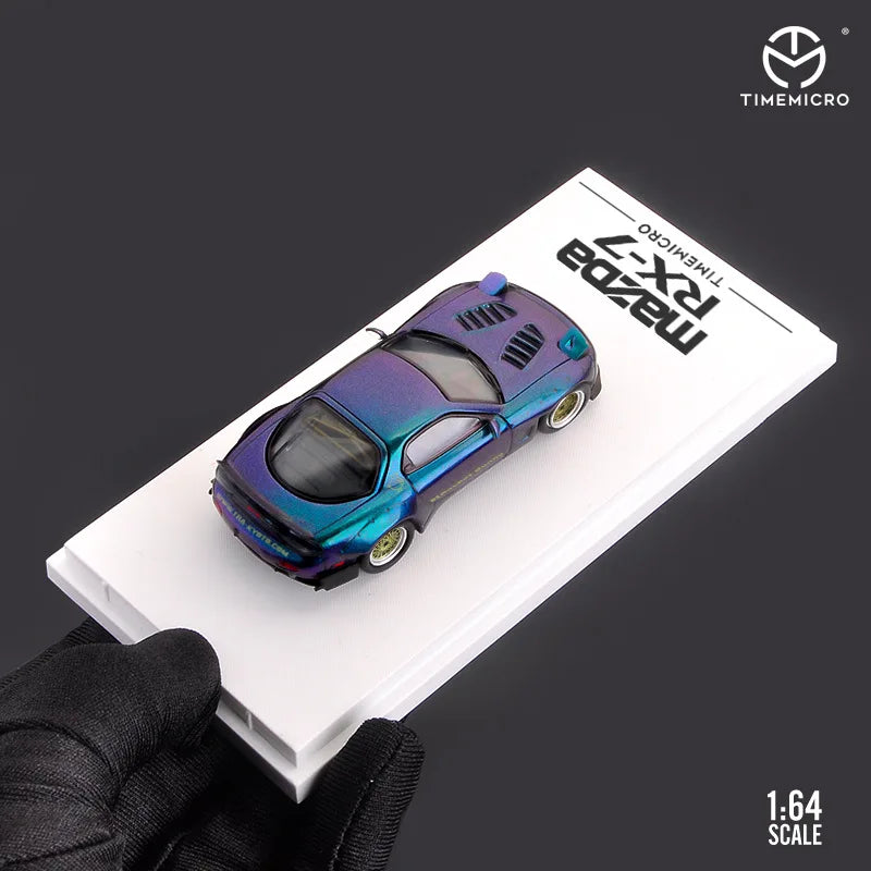 TimeMicro1:64 Mazda RX-7 Rocket Rabbit Chameleon Diecast Model