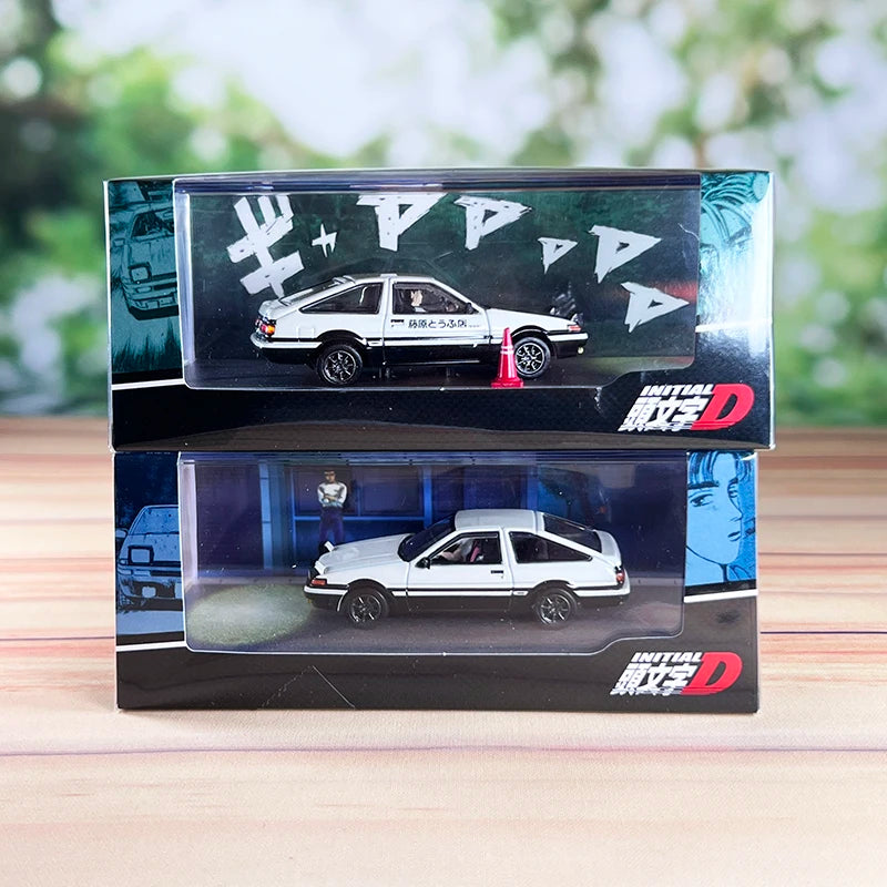 Hobby Japan 1:64 AE86 Initial D Diecast Model Car