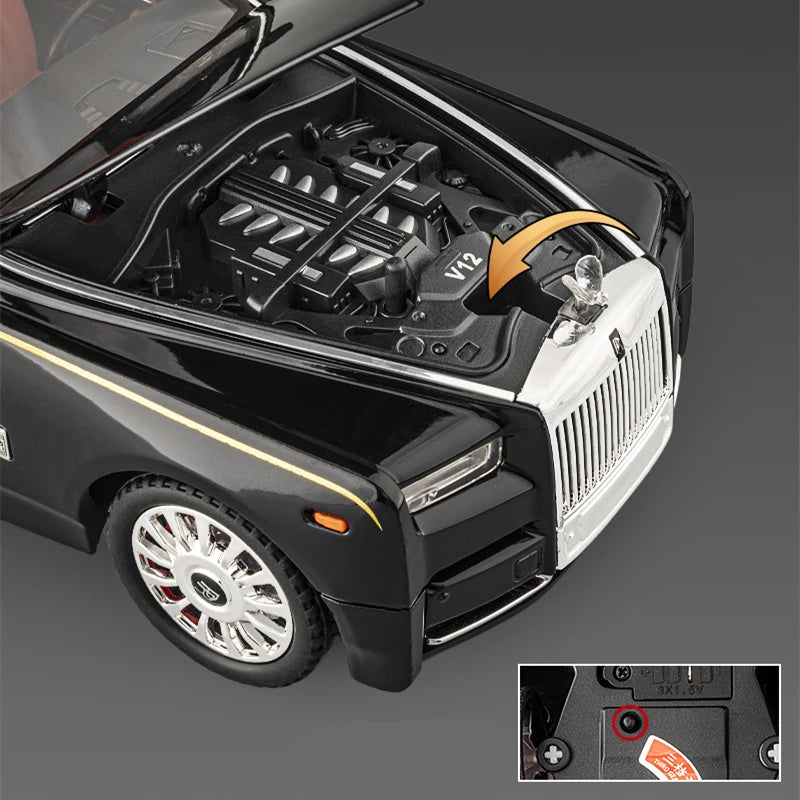 1/18 Rolls-Royce Phantom Diecast Model
