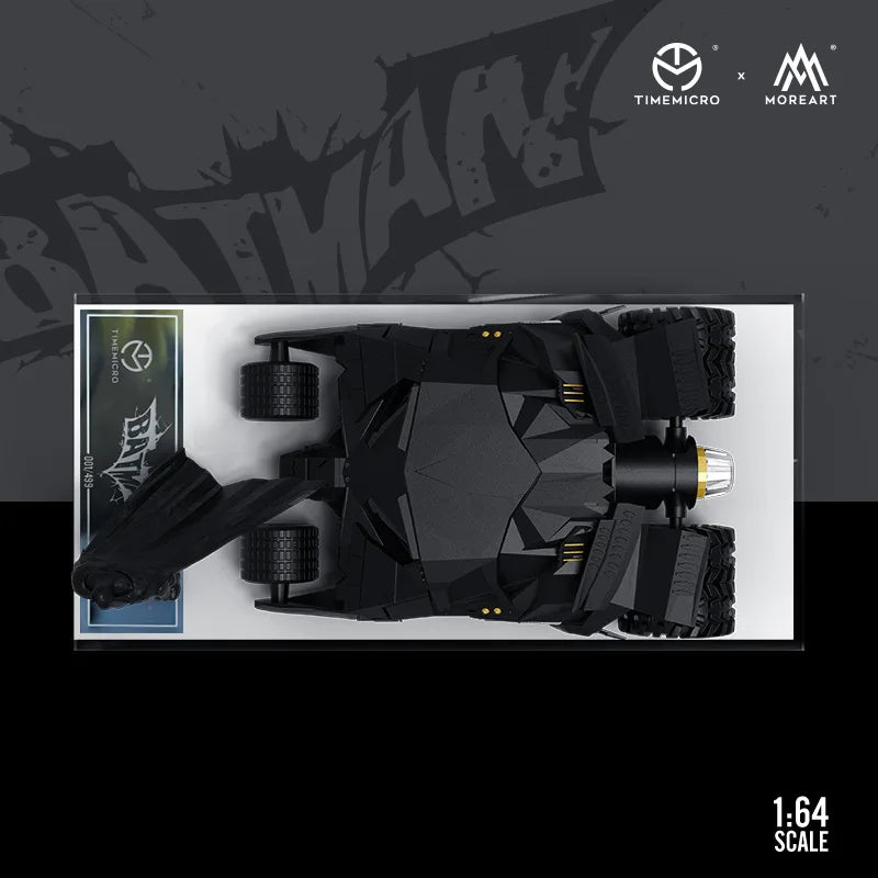 MoreArt+TimeMicro 1:64 Batmobile Batman suit simulation full resin model (not diecast)