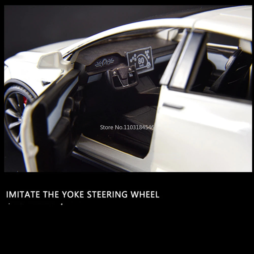 1/24 Scale Alloy Tesla Model X Diecast Model