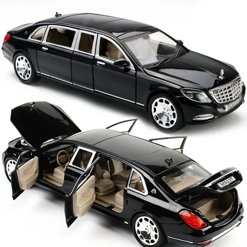 1:24 Metal 6 Doors Can Be Opened For Maybach S600 Diecast Model