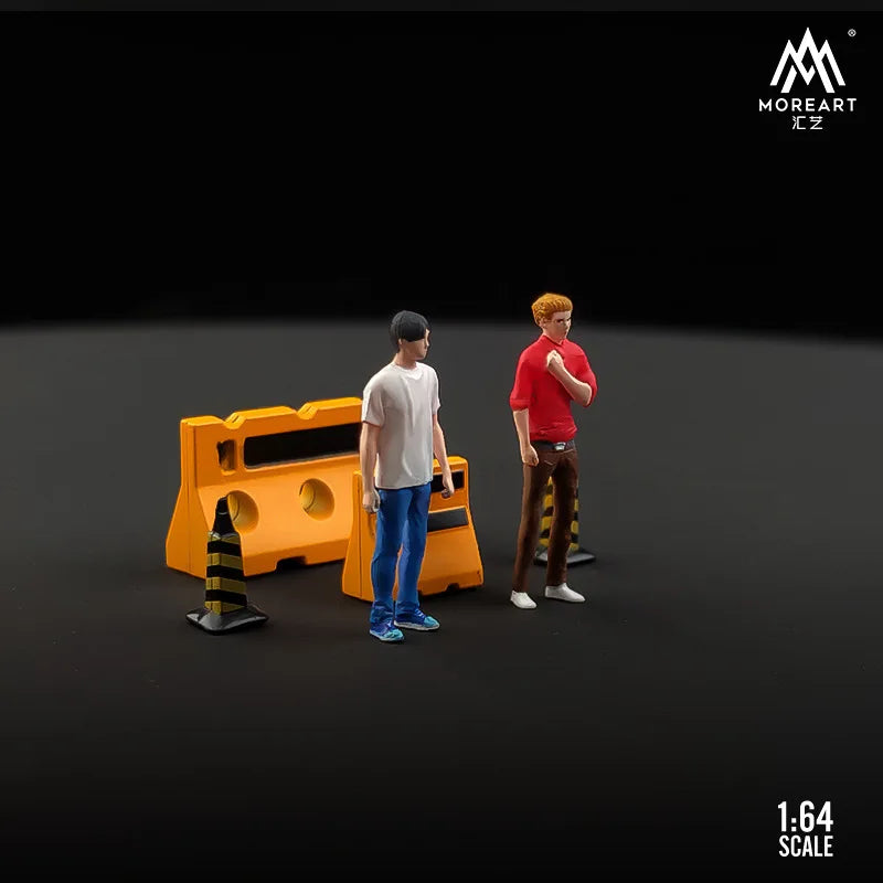 TIMEMICRO&MoreArt 1:64 first text D Fujiwara Takumi and Takahashi Keisuke Figure