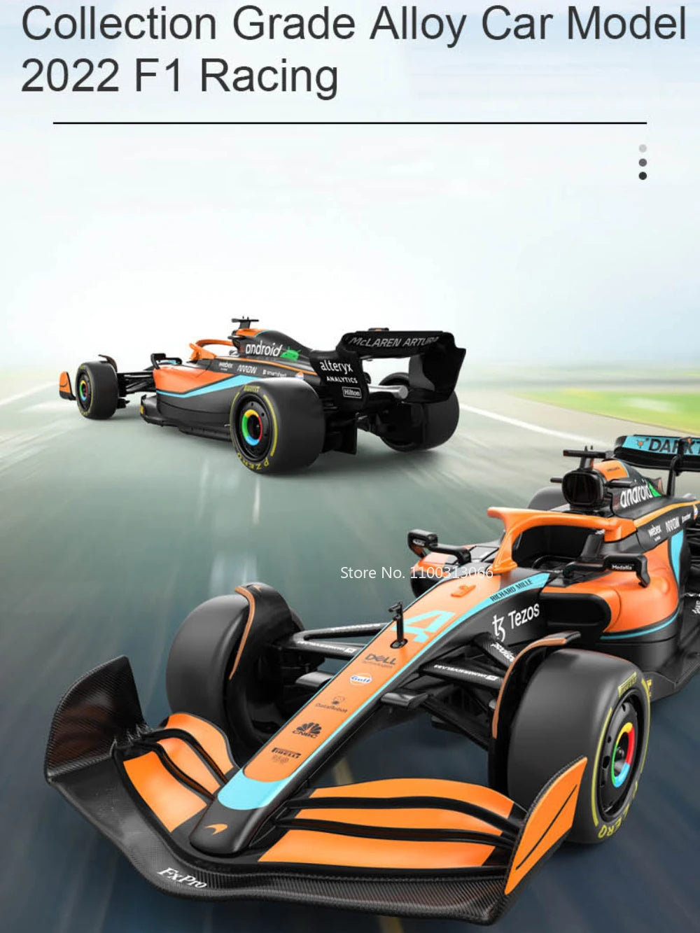 1:24 McLaren F1 MCL36 Diecast Model