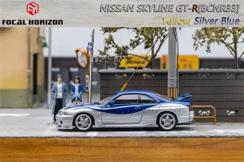 Focal Horizon FH 1:64 Skyline R33 GT-R BCNR33 FNF Diecast Model