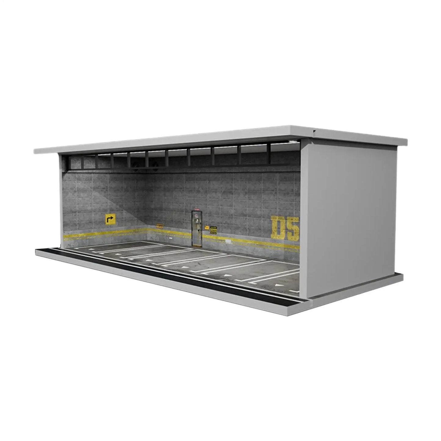 1/64 Diorama Display Case Parking Lot Garage