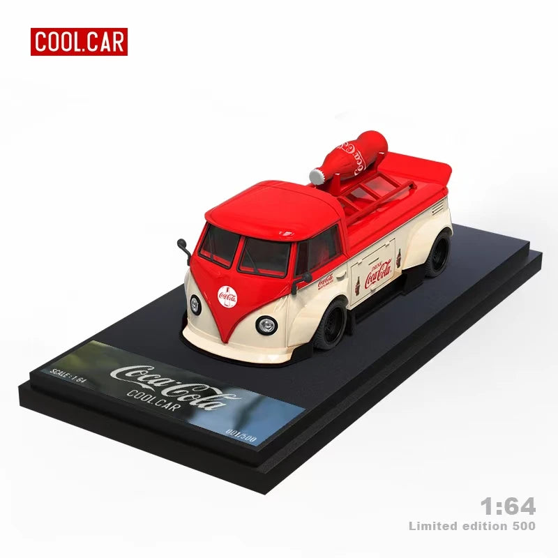 TIME MICRO CooLCar 1:64 COCA red Diecast Model Car