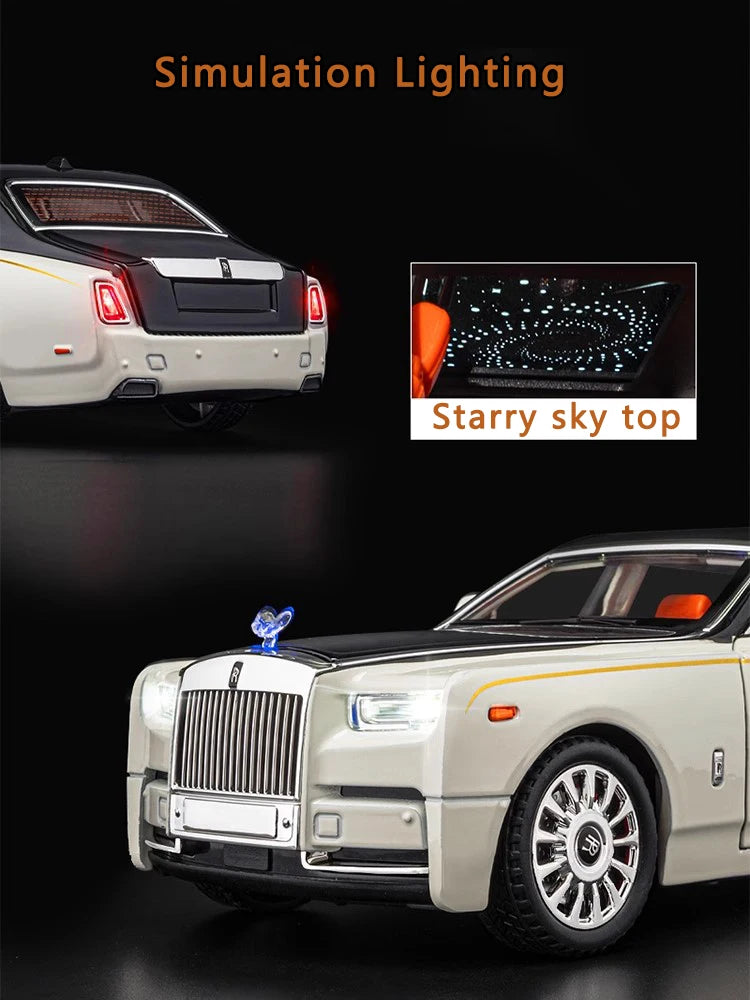 1:18 Large Rolls-Royce Phantom Diecast Model