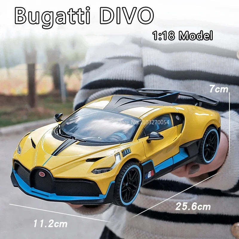1/18 Bugatti Divo Sports Diecast Car Model