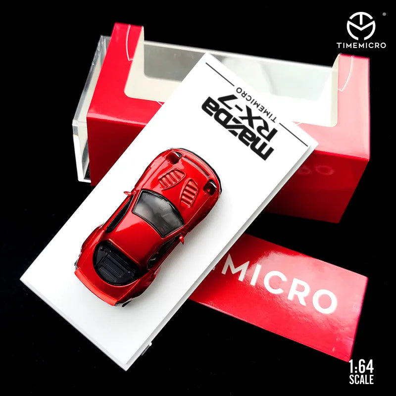 TimeMicro 1:64 Mazda RX-7 Rocket Rabbit Sports Diecast Car