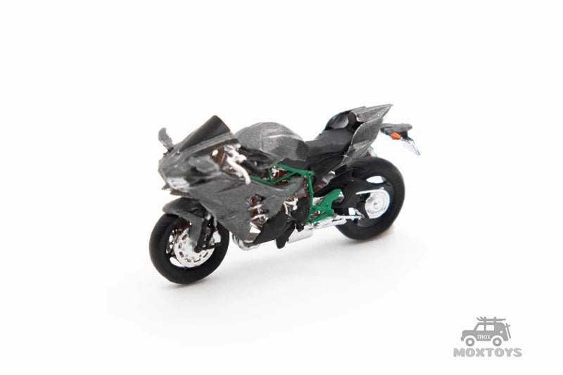 MoreArt 1:64 Kawasaki motos Racer figure set