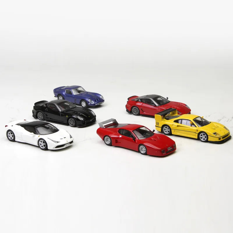 Kyosho 1:64 Ferrari 575 gtc f430 gt 250 gto 365 gtb4 328 gtb California t 512bb Diecast Model