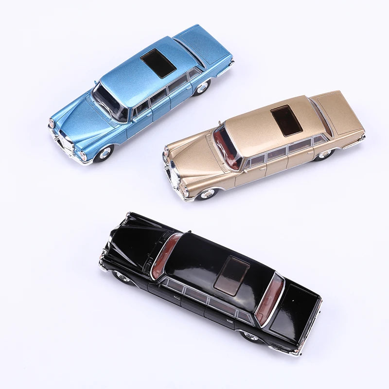 DCT 1:64 Benz Pullman 600 W100 Edition Diecast Alloy Model Car