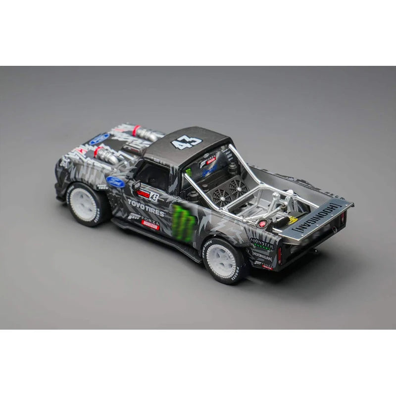 SW In Stock 1:64 Ken Block Hoonitruck F150 Tianmen Mountain Drift Diecast Car Model
