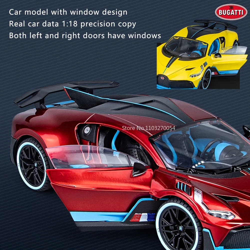 1/18 Bugatti Divo Sports Diecast Car Model