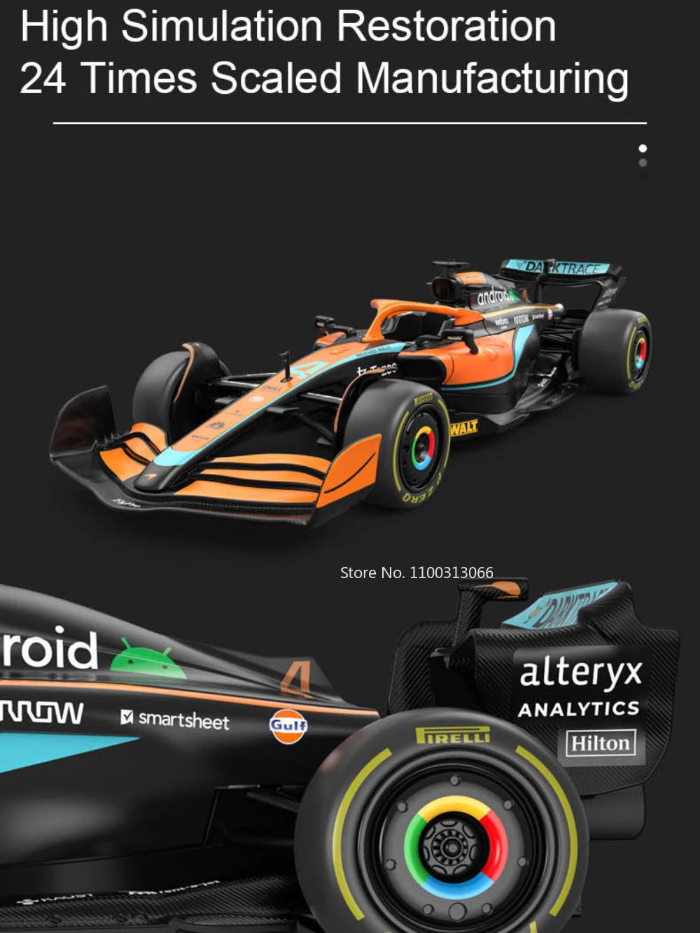 1:24 McLaren F1 MCL36 Diecast Model
