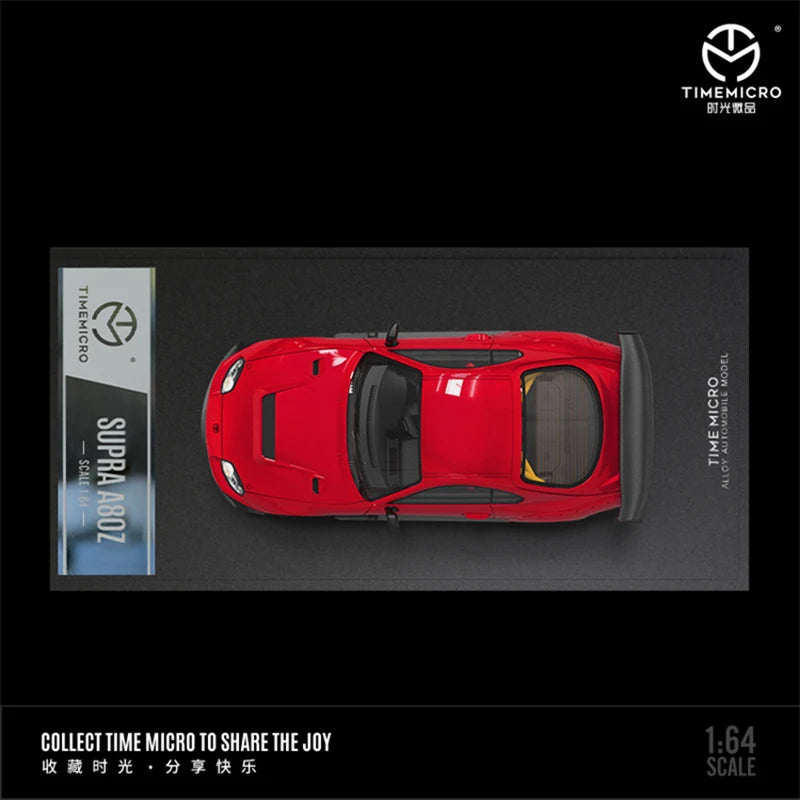 TM In Stock 1:64 SUPRA A80Z Wide Body Modified Alloy Diecast Car Model