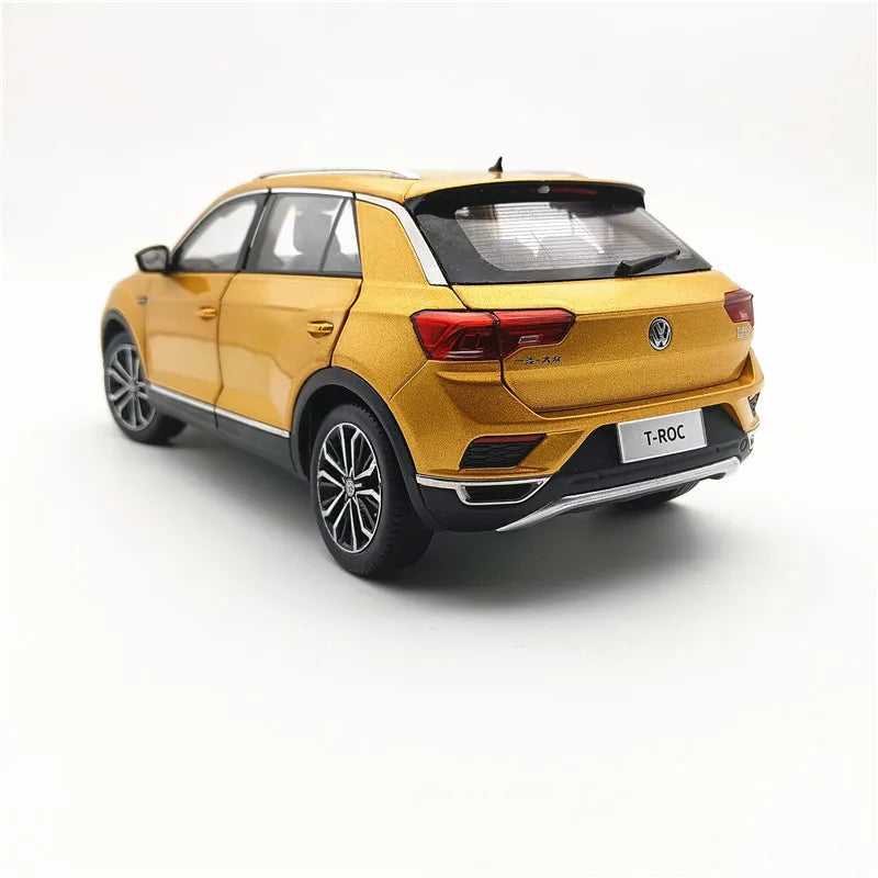 Diecast 1:18 Scale FAW-Volkswagen T-ROC 2018 Alloy Suv Urban Off-road Vehicle Diecast Model