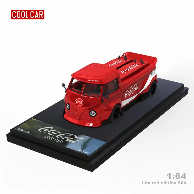 TIME MICRO CooLCar 1:64 COCA red Diecast Model Car