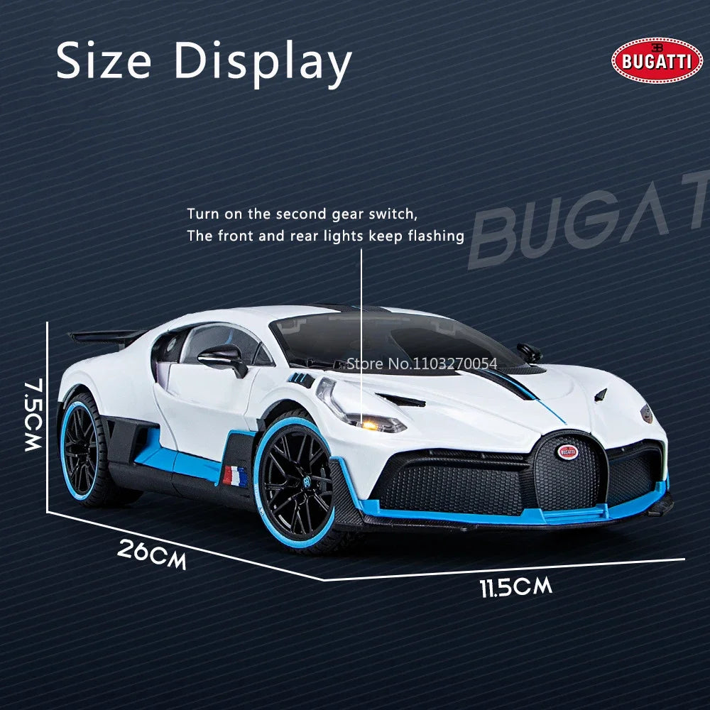 1/18 Bugatti Divo Sports Diecast Car Model